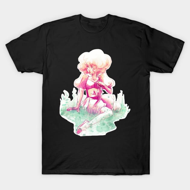 Pink Diamond T-Shirt by Schpog